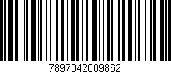 Código de barras (EAN, GTIN, SKU, ISBN): '7897042009862'