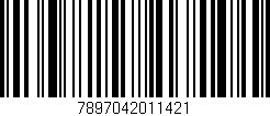 Código de barras (EAN, GTIN, SKU, ISBN): '7897042011421'