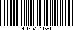 Código de barras (EAN, GTIN, SKU, ISBN): '7897042011551'