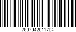 Código de barras (EAN, GTIN, SKU, ISBN): '7897042011704'