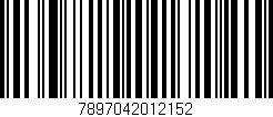 Código de barras (EAN, GTIN, SKU, ISBN): '7897042012152'