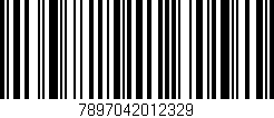 Código de barras (EAN, GTIN, SKU, ISBN): '7897042012329'