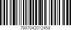 Código de barras (EAN, GTIN, SKU, ISBN): '7897042012459'