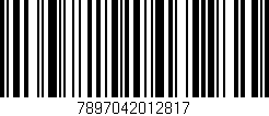 Código de barras (EAN, GTIN, SKU, ISBN): '7897042012817'