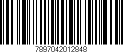 Código de barras (EAN, GTIN, SKU, ISBN): '7897042012848'