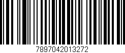 Código de barras (EAN, GTIN, SKU, ISBN): '7897042013272'