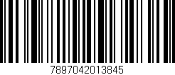 Código de barras (EAN, GTIN, SKU, ISBN): '7897042013845'