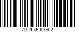 Código de barras (EAN, GTIN, SKU, ISBN): '7897045005502'