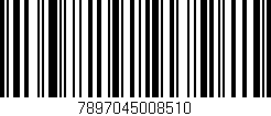 Código de barras (EAN, GTIN, SKU, ISBN): '7897045008510'