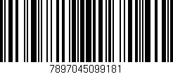 Código de barras (EAN, GTIN, SKU, ISBN): '7897045099181'