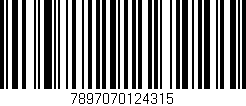 Código de barras (EAN, GTIN, SKU, ISBN): '7897070124315'