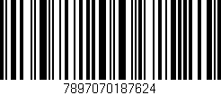 Código de barras (EAN, GTIN, SKU, ISBN): '7897070187624'