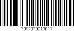 Código de barras (EAN, GTIN, SKU, ISBN): '7897070219011'