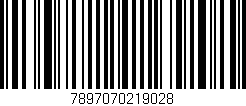 Código de barras (EAN, GTIN, SKU, ISBN): '7897070219028'