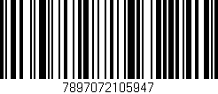 Código de barras (EAN, GTIN, SKU, ISBN): '7897072105947'
