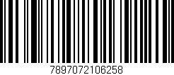 Código de barras (EAN, GTIN, SKU, ISBN): '7897072106258'