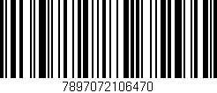 Código de barras (EAN, GTIN, SKU, ISBN): '7897072106470'