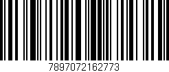Código de barras (EAN, GTIN, SKU, ISBN): '7897072162773'
