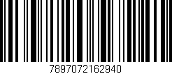 Código de barras (EAN, GTIN, SKU, ISBN): '7897072162940'