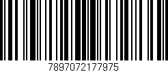Código de barras (EAN, GTIN, SKU, ISBN): '7897072177975'