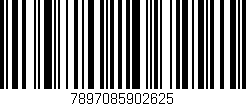 Código de barras (EAN, GTIN, SKU, ISBN): '7897085902625'