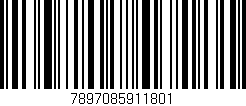 Código de barras (EAN, GTIN, SKU, ISBN): '7897085911801'