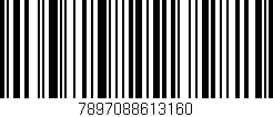 Código de barras (EAN, GTIN, SKU, ISBN): '7897088613160'