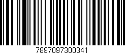 Código de barras (EAN, GTIN, SKU, ISBN): '7897097300341'