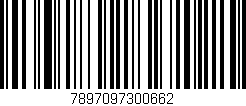 Código de barras (EAN, GTIN, SKU, ISBN): '7897097300662'