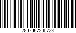 Código de barras (EAN, GTIN, SKU, ISBN): '7897097300723'