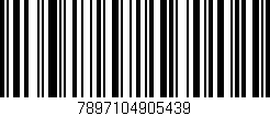 Código de barras (EAN, GTIN, SKU, ISBN): '7897104905439'