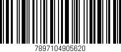 Código de barras (EAN, GTIN, SKU, ISBN): '7897104905620'