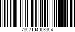 Código de barras (EAN, GTIN, SKU, ISBN): '7897104906894'