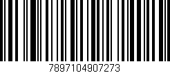 Código de barras (EAN, GTIN, SKU, ISBN): '7897104907273'