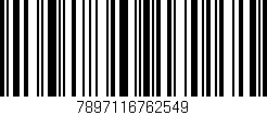 Código de barras (EAN, GTIN, SKU, ISBN): '7897116762549'