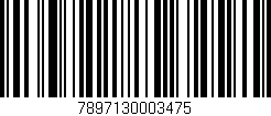 Código de barras (EAN, GTIN, SKU, ISBN): '7897130003475'