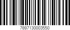 Código de barras (EAN, GTIN, SKU, ISBN): '7897130003550'
