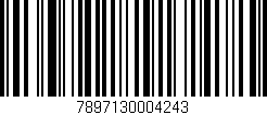 Código de barras (EAN, GTIN, SKU, ISBN): '7897130004243'