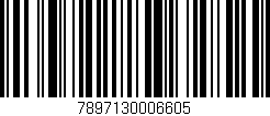 Código de barras (EAN, GTIN, SKU, ISBN): '7897130006605'