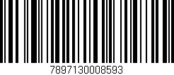 Código de barras (EAN, GTIN, SKU, ISBN): '7897130008593'
