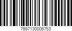 Código de barras (EAN, GTIN, SKU, ISBN): '7897130008753'