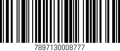 Código de barras (EAN, GTIN, SKU, ISBN): '7897130008777'