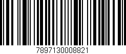 Código de barras (EAN, GTIN, SKU, ISBN): '7897130008821'