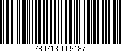 Código de barras (EAN, GTIN, SKU, ISBN): '7897130009187'
