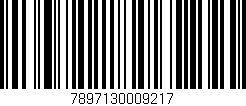 Código de barras (EAN, GTIN, SKU, ISBN): '7897130009217'