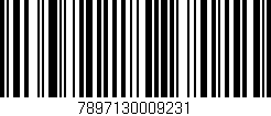 Código de barras (EAN, GTIN, SKU, ISBN): '7897130009231'