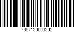 Código de barras (EAN, GTIN, SKU, ISBN): '7897130009392'