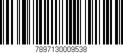 Código de barras (EAN, GTIN, SKU, ISBN): '7897130009538'