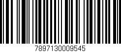 Código de barras (EAN, GTIN, SKU, ISBN): '7897130009545'