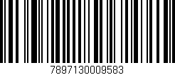 Código de barras (EAN, GTIN, SKU, ISBN): '7897130009583'